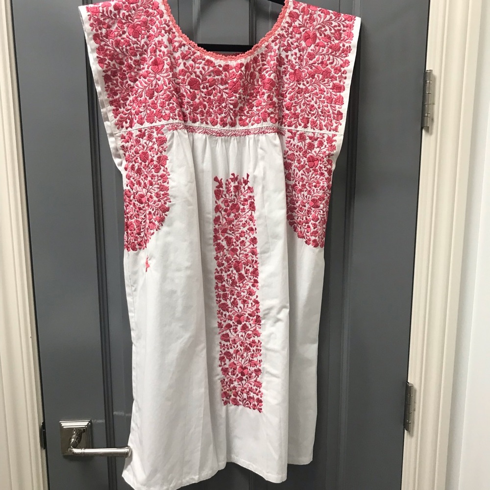 Mi Golondrina Flores Short Dress